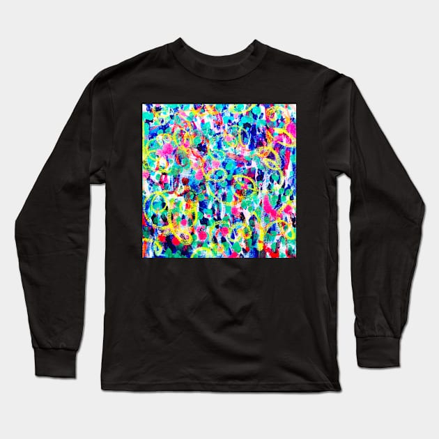 High Vibe Hero : an Anahata Codes - activated painting Long Sleeve T-Shirt by mellierosetest
